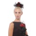 Pack de Diadema y Rosa con Mano de Esqueleto