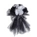 Ramo de Rosas Blancas y Negras Halloween