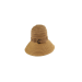 Pamela plegable para mujer con cinta estilo cinturón, perfecta para protegerte del sol con elegancia.