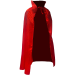 Capa clásica con cuello para mago o vampiro