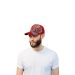 Gorra de béisbol unisex de algodón con bordado decorativo