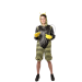 Disfraz de abeja para hombre con mono amarillo y negro, alas y antenas para fiesta o carnaval