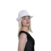 Sombrero Borsalino para mujer en paja trenzada, elegante y funcional para protección solar.