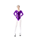 Maillot brillante para ballet y gimnasia en color metálico