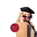 Boina parisina unisex para adultos, estilo clásico francés, ideal para eventos y uso diario.