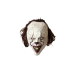 Máscara de látex para adulto inspirada en Pennywise – payaso IT Halloween