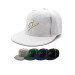 Gorra con visera plana estilo rapero streetwear