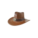 Sombrero cowboy con cordón ajustable antiviento