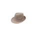 Sombrero Borsalinocon cinta decorativa zigzag y textura ligera