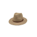Sombrero Panamá de fibra natural con cinta artesanal decorada con cuentas, estilo bohemio y veraniego