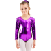 Body de Gimnasia con Manga Larga y Cuello Redondo – Comodidad y Estilo