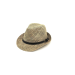 Sombrero natural de paja unisex de Carnavalife, estilo borsalino con ala ancha y banda decorativa, ideal para actividades al aire libre.