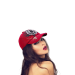 Gorra de béisbol vintage unisex de algodón con visera precurvada y cierre ajustable