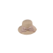 Sombrero de paja para mujer con ala ancha y lazo verde – ideal verano y playa