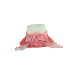 Sombrero pamela tipo campana con lazo de tul en forma de rosa, diseño elegante y ligero