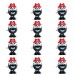 12 PCS Juguetes Cuerda Piñata Halloween