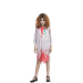 Disfraz de niña del Exorcista con camisón sangriento, con detalles en encaje y un diseño espeluznante, ideal para Halloween.
