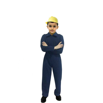 Disfraz de niño mecánico - Mono azul de trabajo para fiestas y eventos