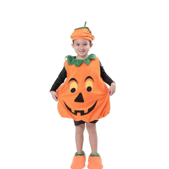Conjunto completo de disfraz de calabaza para bebé con accesorios
